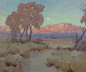 Jean Mannheim - Moonrise, Coachella Valley