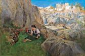MANNHEIMER Gusztav Turkey Herder Girl MANNHEIMER Gusztav Turkey Herder Girl
