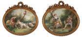 MANZONI A Galant Scenes On A Landscape MANZONI A Galant Scenes On A Landscape