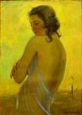 MANZOPOL Mihail Nud Cu Eșarfă MANZOPOL Mihail Nud Cu Eșarfă