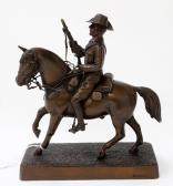 MAPPIN & WEBB Figure Of A Soldier On Horseback MAPPIN & WEBB Figure Of A Soldier On Horseback