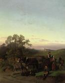 MARÖHN Ferdinand Maronnio The Grape Harvesters MARÖHN Ferdinand Maronnio The Grape Harvesters