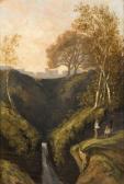 MARANDON DE MONTYEL Edouard Ferdinand Bruno Vue Des Murs De Sienne MARANDON DE MONTYEL Edouard Ferdinand Bruno Vue Des Murs De Sienne