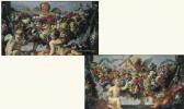 MARATTA Carlo Amours Jouant Avec Des Guirlandes De Fleurs Et De Fruits MARATTA Carlo Amours Jouant Avec Des Guirlandes De Fleurs Et De Fruits