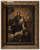 MARATTA Carlo Sacra Famiglia Con Gloria Di Angeli MARATTA Carlo Sacra Famiglia Con Gloria Di Angeli