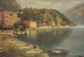 MARCON Antonio Veduta Di Malgrate (lecco) MARCON Antonio Veduta Di Malgrate (lecco)