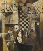 MARCOUSSIS Louis Nature Morte Au Damier/rhum/bass MARCOUSSIS Louis Nature Morte Au Damier/rhum/bass