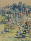 MARIAN COMINGOR ADA Hollyhocks MARIAN COMINGOR ADA Hollyhocks