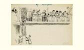 MARIE Adrien E. Le Cirque Molier. Le Balcon Réservé Aux Dames, Circa 1890 MARIE Adrien E. Le Cirque Molier. Le Balcon Réservé Aux Dames, Circa 1890