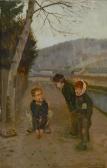 MARIE Raoul Edmond Three Boys At Play MARIE Raoul Edmond Three Boys At Play