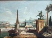 MARIESCHI Michele Veduta Con Capriccio Architettonico MARIESCHI Michele Veduta Con Capriccio Architettonico