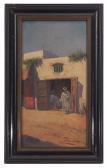 MARIN Émile Middle Eastern Town Scenes With Figures MARIN Émile Middle Eastern Town Scenes With Figures