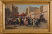 MARINELLI Vincenzo Un Corteo Nuziale Arabo MARINELLI Vincenzo Un Corteo Nuziale Arabo
