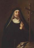 MARINETTI Antonio il Chiozzoto Portrait Of Sister Maria Candida Serafica At Prayer MARINETTI Antonio il Chiozzoto Portrait Of Sister Maria Candida Serafica At Prayer