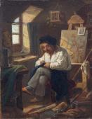 MARIS Willem Matthijs A Poor Artist Mending His Clothes MARIS Willem Matthijs A Poor Artist Mending His Clothes