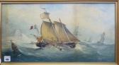 MARKES Richmond A French Lugger Leaving Port MARKES Richmond A French Lugger Leaving Port