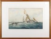MARKES T Sailing Barges In A Stiff Breeze MARKES T Sailing Barges In A Stiff Breeze