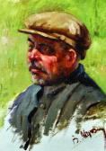 MARKIN Valentin Farm Worker Wearing A Cap MARKIN Valentin Farm Worker Wearing A Cap