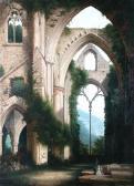 marklove Tintern Abbey, With Figures Admiring The Ruins marklove Tintern Abbey, With Figures Admiring The Ruins