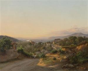 Karl Ii Marko - View Of Florence And The Hills Of San Donato To The West