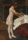 MARNEFFE Ernest Jeune Fille En Tenue De Bal (esquisse) MARNEFFE Ernest Jeune Fille En Tenue De Bal (esquisse)