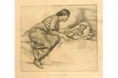 MARNEFFE Ernest Mother With Child MARNEFFE Ernest Mother With Child