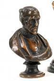 MAROCHETTI Charles, Carlo The Figure Depicted In Classical Robes, Raisedon An Integral Waisted Socle, Signed And Dated To The Back MAROCHETTI Charles, Carlo The Figure Depicted In Classical Robes, Raisedon An Integral Waisted Socle, Signed And Dated To The Back