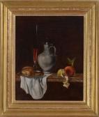 MAROGER J. Life With Flagon, Bread And Fruit MAROGER J. Life With Flagon, Bread And Fruit