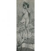 MAROLD Ludwig Ludek Femme Aux Nénuphars MAROLD Ludwig Ludek Femme Aux Nénuphars