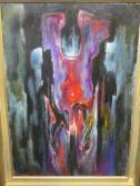 MAROSIN Mircea Abstract In Purple, Red And Blue MAROSIN Mircea Abstract In Purple, Red And Blue