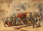 MAROTIN FERDINAND Cena Da Revolução Francesa-place Du Carroussel MAROTIN FERDINAND Cena Da Revolução Francesa-place Du Carroussel