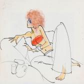 MAROTT Christel Seated Woman MAROTT Christel Seated Woman