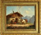 MARR Josef Heinrich Ludwig Vor Der Sennhütte MARR Josef Heinrich Ludwig Vor Der Sennhütte