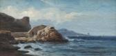 MARTIN Auguste Pêcheur En Bord De Côte. MARTIN Auguste Pêcheur En Bord De Côte.