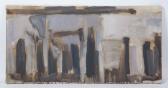 MARTIN Louis Composition Abstraite En Gris MARTIN Louis Composition Abstraite En Gris