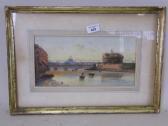 MARTINETTI G. Italian River Landscape
With Figures And Boats MARTINETTI G. Italian River Landscape
With Figures And Boats