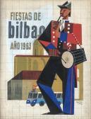 MARTINEZ ORTIZ DE ZARATE Nicolas Boceto De Las Fiestas De Bilbao MARTINEZ ORTIZ DE ZARATE Nicolas Boceto De Las Fiestas De Bilbao