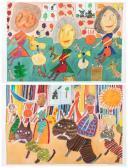 MARY JOHNSON Helen Three People And Eight Cats MARY JOHNSON Helen Three People And Eight Cats