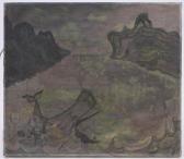 MARYOTT L. P. Mid 19th Century Oil On Canvas MARYOTT L. P. Mid 19th Century Oil On Canvas