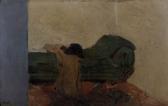 MASARYK Herbert Still-life With A Green Sofa MASARYK Herbert Still-life With A Green Sofa