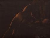 MASCETTI E. Sensual Nude From Behind MASCETTI E. Sensual Nude From Behind