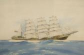 MASEFIELD John Study Of A Four Masted Schoone MASEFIELD John Study Of A Four Masted Schoone
