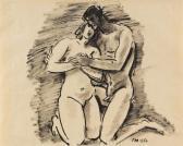 MASEREEL Frans Nacktes Paar MASEREEL Frans Nacktes Paar