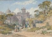 MASEY Philip Edward The Chigi Palace At Larigia, Italy MASEY Philip Edward The Chigi Palace At Larigia, Italy