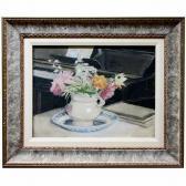 MASSINK Arend Jan Still Life - Piano And Flowers MASSINK Arend Jan Still Life - Piano And Flowers