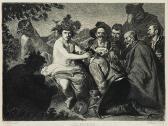 MASSON Alphonse Charles Les Buveurs (podle Velázqueze) MASSON Alphonse Charles Les Buveurs (podle Velázqueze)