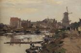 MASTENBROEK van Johann Hendrik A View Of The Zeeburgerpad, Amsterdam MASTENBROEK van Johann Hendrik A View Of The Zeeburgerpad, Amsterdam