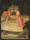 MASTER OF MARRADI The Meeting Of Christ And Saint John The Baptist MASTER OF MARRADI The Meeting Of Christ And Saint John The Baptist