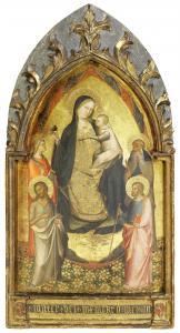  Master Of San Jacopo A Mucciana - The Madonna And Child With Saints John The Baptist, Catherine Of Alexandria, Anthony Abbott And James The Greater