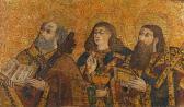 master of the claveles Saints Peter, John The Evangelist And Andrew master of the claveles Saints Peter, John The Evangelist And Andrew